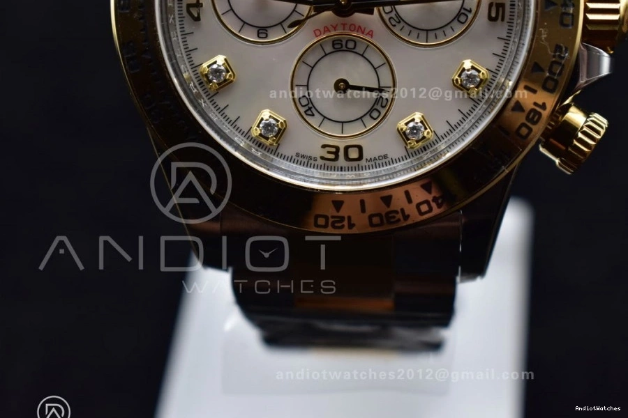 Bracelet Pearl SS Daytona 1:1 740 Best V Diamond on Clean YG 116503 Edition Of Mother Durable White SA4130 Dial 0125